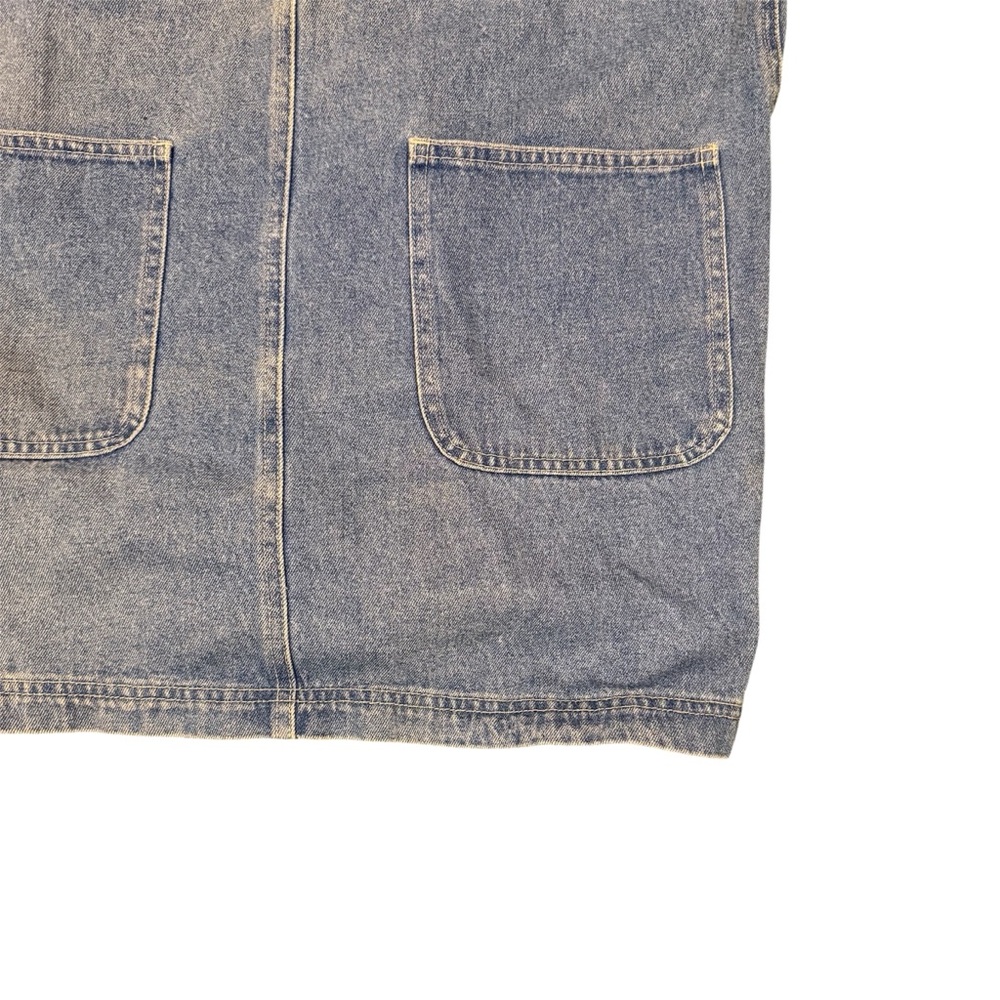 PSC Denim Light Wash Overall Dress - Light Blue - Picture 4 of 6